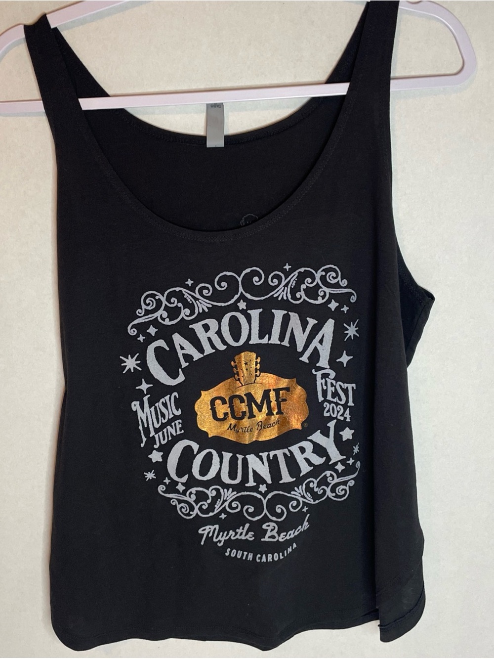 CCMF Myrtle Beach SC Tank Top Womens XXL 2024 Carrie Underwood Morgan Wallen